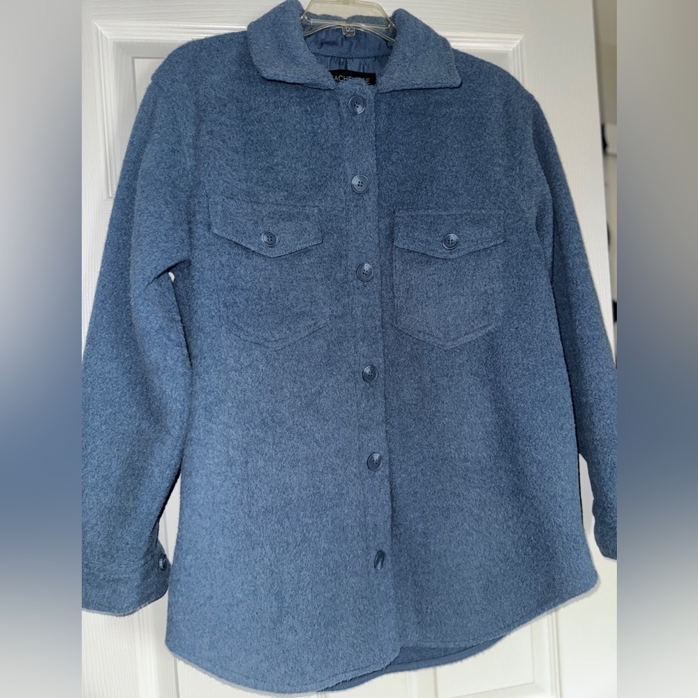 Rachel Zoe Size M Women’s Baby Blue Shacket